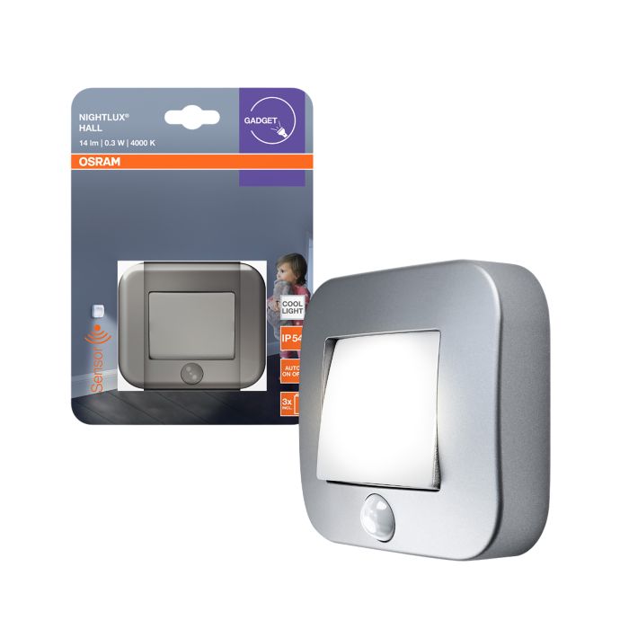 Liikumisanduriga valgusti Osram Nightlux Hall 8,4 x 7,3 cm IP54