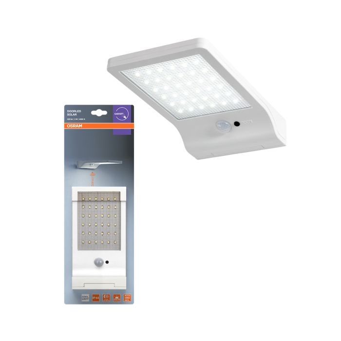 Sensorvalgusti Osram Doorled Solar valge 19,2 x 11 cm IP44