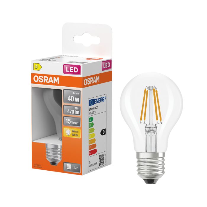 LED-lamp Osram Star Classic A40 E27 3,4 W 470 lm 2700 K