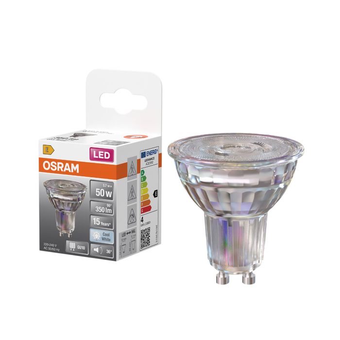 LED-lamp Osram Star PAR16 GU10 3,7 W 350 lm 4000 K 36° 1 tk/pk