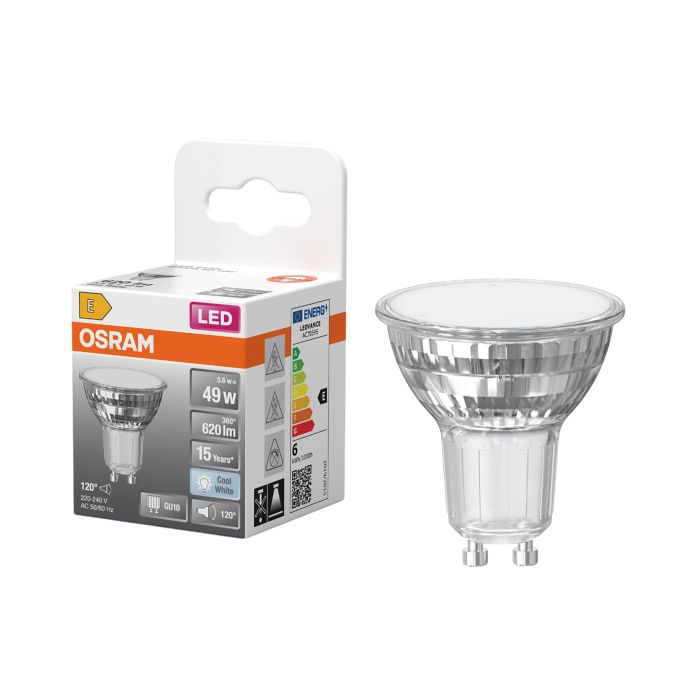 LED-lamp Osram Star Par16 GU10 5,6 W 620 lm 4000 K 120° 1 tk/pk