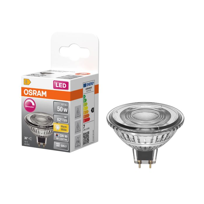 LED-lamp Osram Superstar MR16 DIM GU5.3 6,1 W 621 lm 2700 K 1 tk/pk