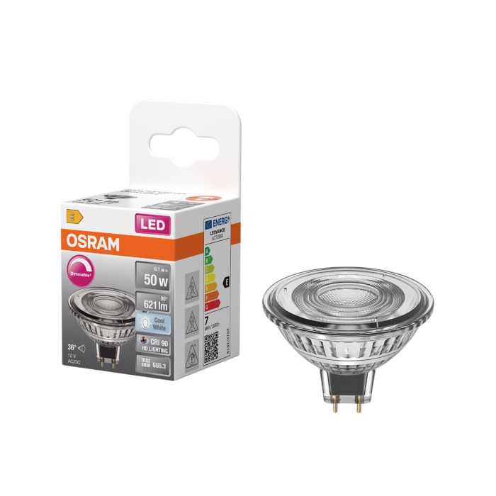 LED-lamp Osram Superstar MR16 DIM GU5.3 6,1 W 621 lm 4000 K 1 tk/pk