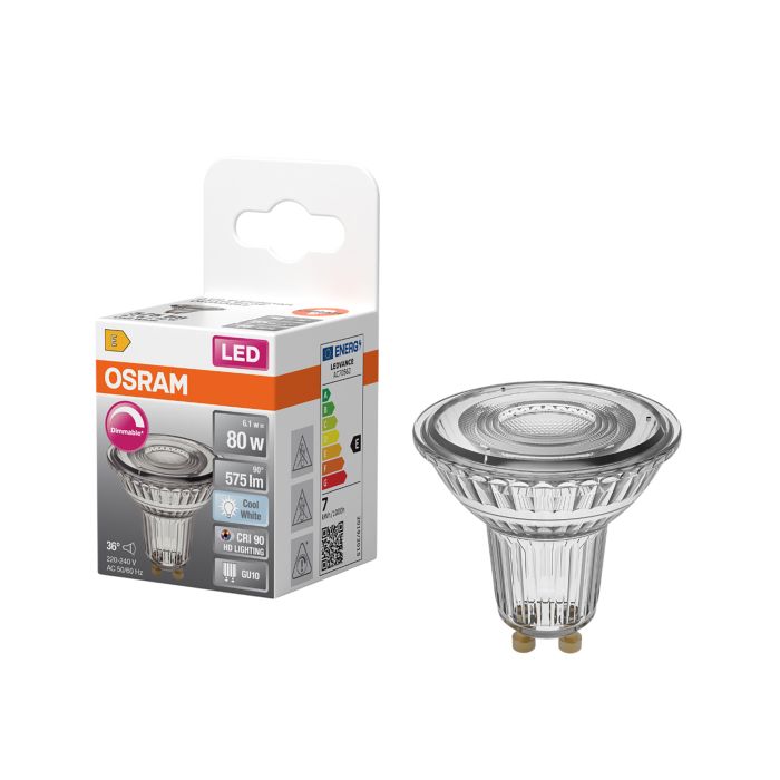 LED-lamp  Osram Superstar Par16 DIM GU10 6,1 W 575 lm 4000 K 36° 1 tk/pk