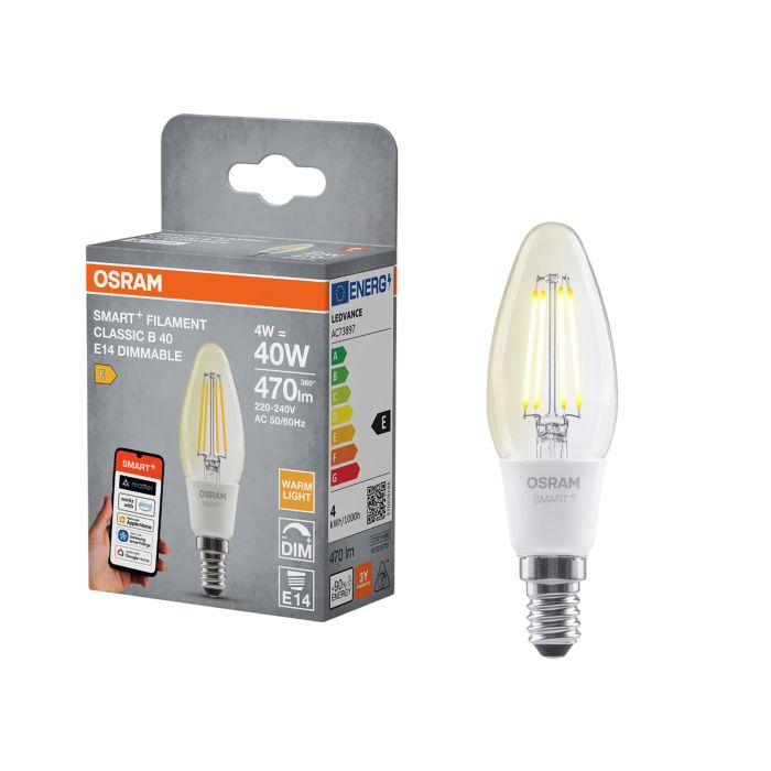 LED-lamp  Osram Smart+ WiFi DIM E14 4 W 470 lm 2700 K 1 tk/pk