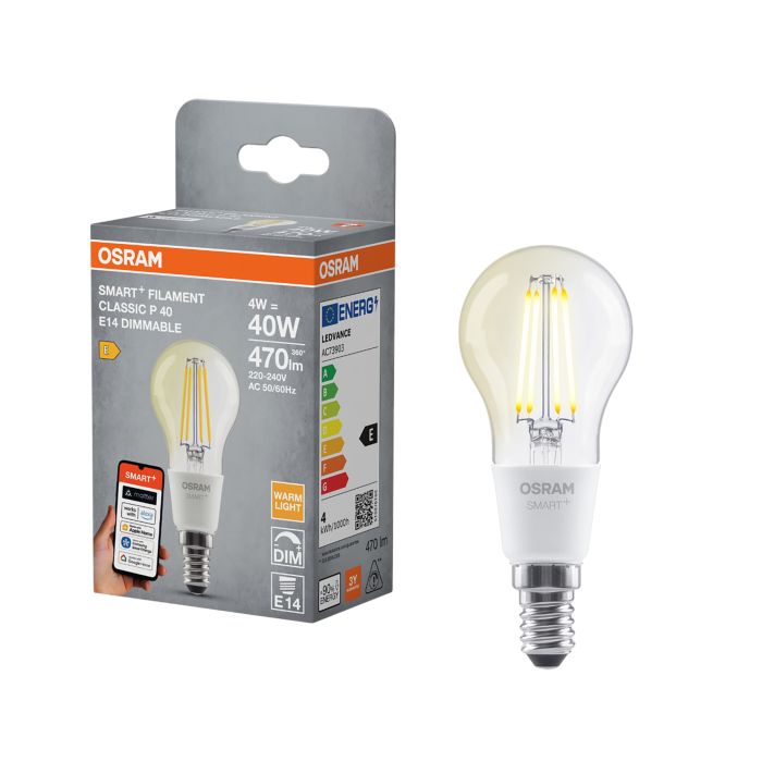 LED-lamp  Osram Smart+ WiFi DIM E14 4 W 470 lm 2700 K 1 tk/pk