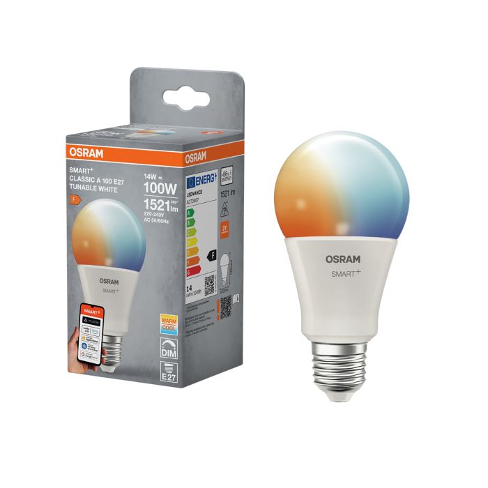 LED-lamp Osram SMART+ MATTER CL TW 70 240D E27 14W 2700K