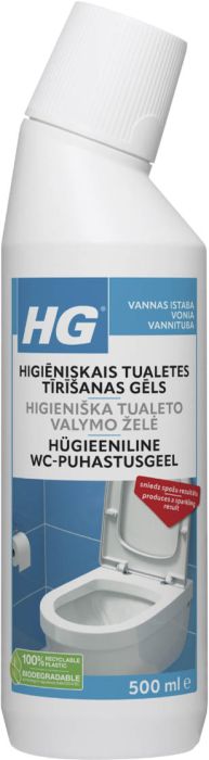 Äravoolugeel+tualeti puhastusvahend HG 500 ml