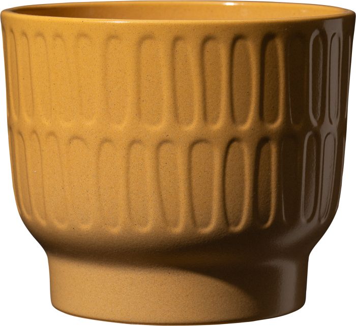 Ümbrispott Cusco 14 cm, kollakasoranz