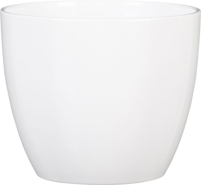 Ümbrispott Soendgen Basel 33 cm, valge