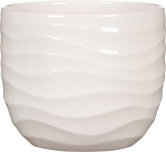 Ümbrispott Breeze 18 cm, valge