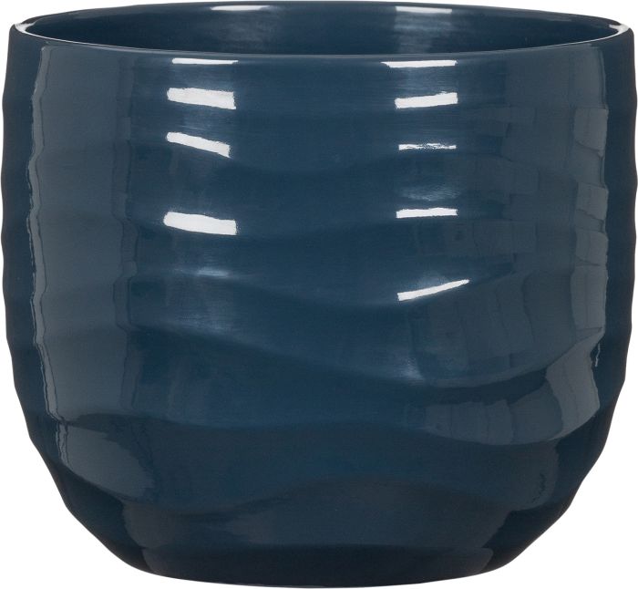 Ümbrispott Breeze 21 cm, tumesinine