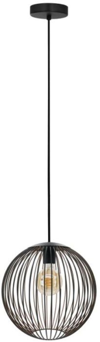 Rippvalgusti Eglo Almanzora Ø 32 cm must/vask