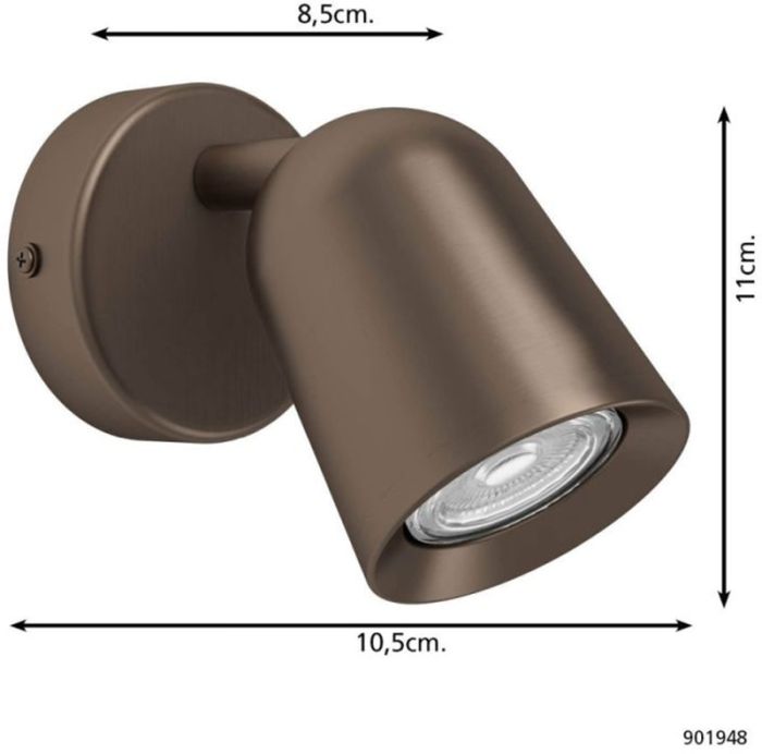 Kohtvalgusti Eglo Camaldoli 9 x 11 cm pronks
