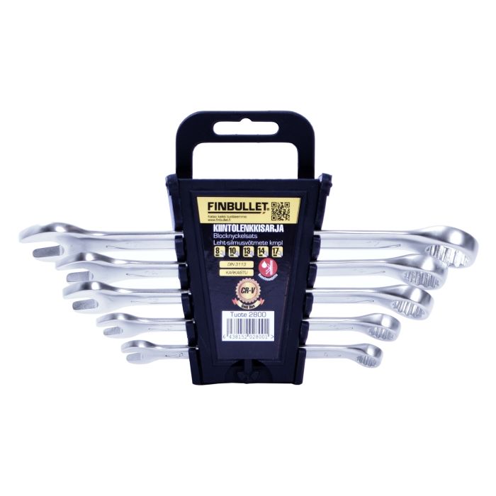 Leht-silmusvõtmete komplekt Finbullet 5-osaline