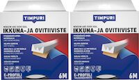 2 pakki Akna- ja uksetihend Timpuri E-profiil, pruun