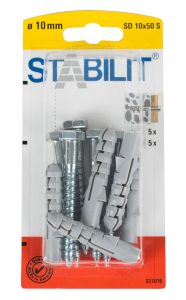 Tüübel kruviga Stabilit 10 x 50 mm