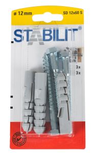 Tüübel kruviga Stabilit 12 x 60 mm