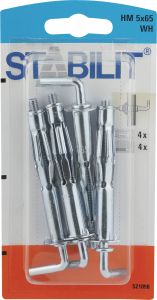 Konksude jatüüblite komplekt 5 x 65 mm