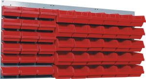 Säilituskastide komplekt seinale 51-osaline