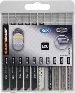 Tikksaeterade komplekt 10 tk