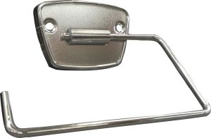 WC-paberihoidik käepidemega kroomitud