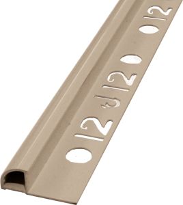 Plaadiliist Dione ümar PVC beež 12 x 2500 mm