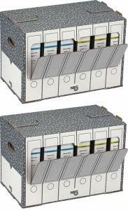 2 säilituskasti mappidele Nips