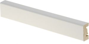 Katteliist MDF valge, 12 x 25 x 2200 mm