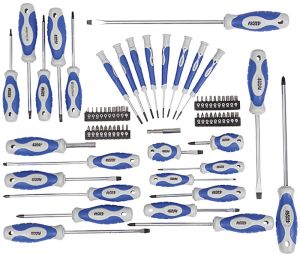 Kruvikeerajate komplekt Alpha Tools 70-osaline