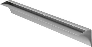 Riiulikandur Glass hõbedane 600 x 44 x 55 mm