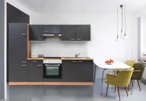 Köögikomplekt Respekta Gerda 2,7 m, hall/pöök