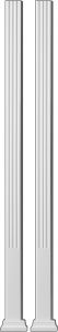 Radiaatori katte jalad Duo 39 x 78 x 945 mm valge