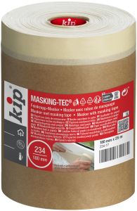 Kaitsekile + maalriteip KIP 180 mm x 25 m