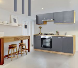 Miniköök Gerda Respekta 2,1 m hall/pöök, elektripliidiga