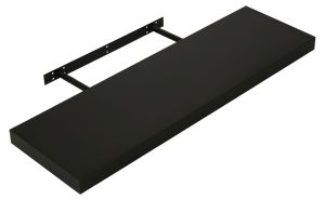 Seinariiul Regalux XL4 must 80 x 24 x 3,8 cm