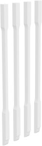 Trepisarja Helsinki piirdelipid, valged 41 x 41 x 1140 mm
