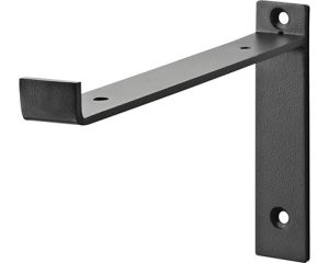 Riiulikandur Lip must 208 x 130 x 30 mm