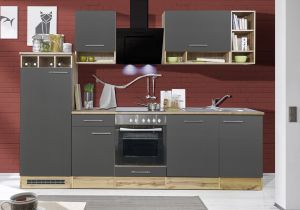 Köögikomplekt Respekta Hilde 2,8 m, hall, keraamiline pliit