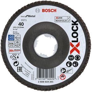 Lihvketas Bosch X-Lock 125 mm K40
