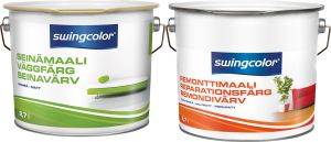 Seinavärv swingcolor 7 PM1 ja remondivärv swingcolor 20 PM1 valge 2,7 l