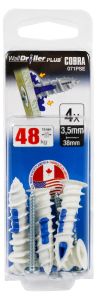 Kipsplaaditüübel Cobra WallDriller Plus 3,5 mm 4 tk