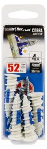 Kipsplaaditüübel Cobra WallDriller Plus 4 mm 4 tk