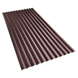 Laineplaat Guttanit+ Sinus 2,5 x 900 x 2000 mm punakaspruun