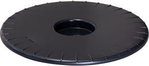 Lillepoti alus 30 cm, must