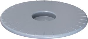 Lillepoti alus Ultraflat 30 cm, hõbedane