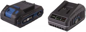 Aku ja laadija Scheppach SBSK2.0 Starterkit 20 V 2,0 Ah