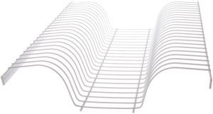 Nõudekuivatusrest taldrikutele valge 965 mm