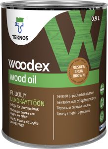 Puiduõli Teknos Woodex Wood Oil, pruun 0,9 l