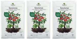 3 kotti Kasvuturvas Kekkilä 130 l